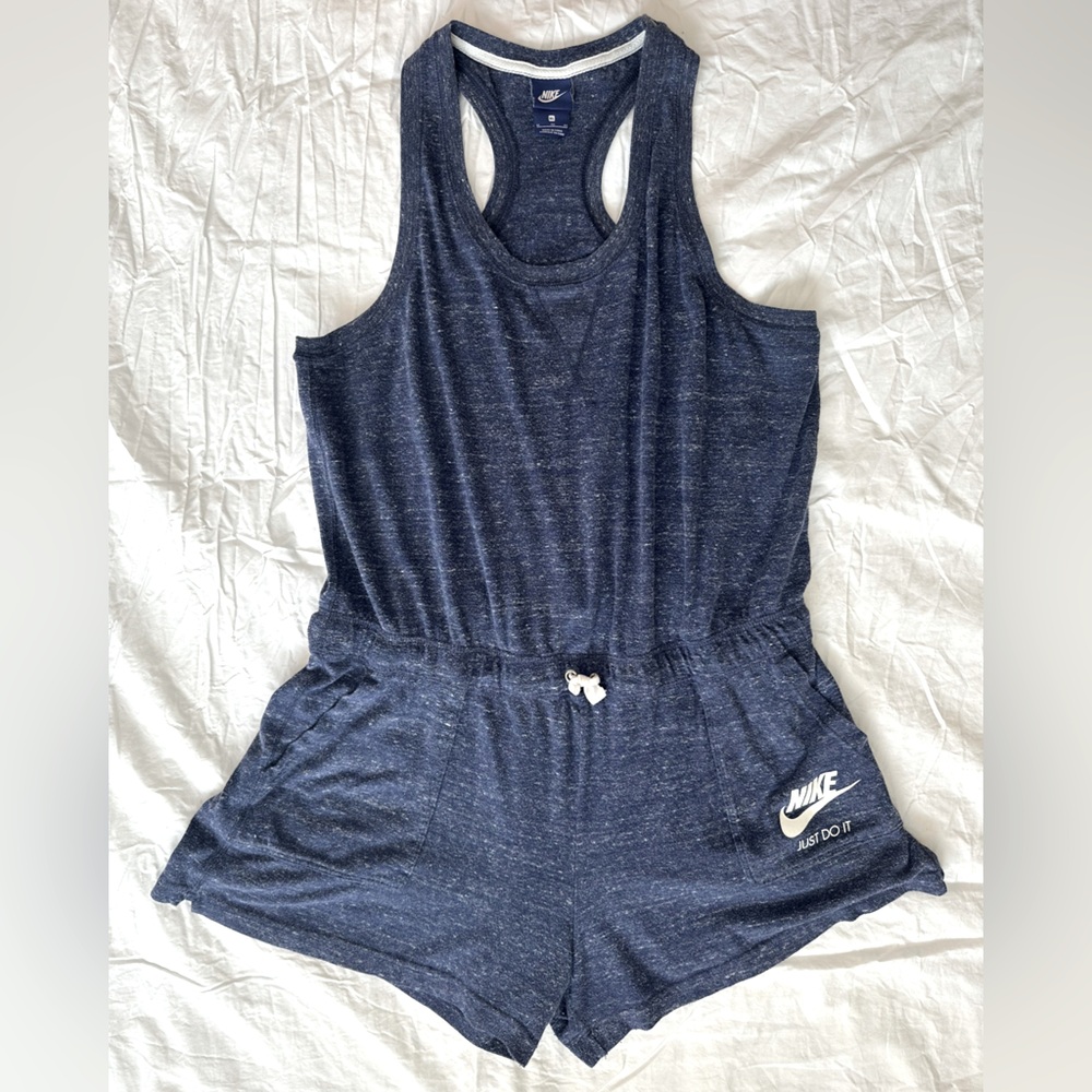 Athletic blue romper